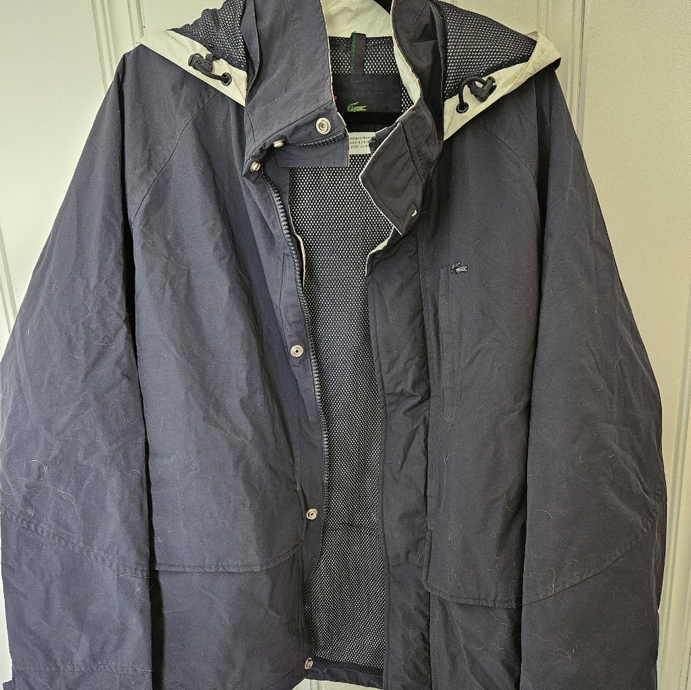 Used Medium Mens Black Lacoste Jacket